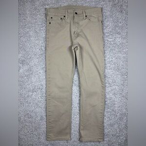 Levi's Pants Mens 31 x 30 Slim Straight Khaki Classic Dinner Church Party Night